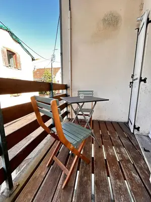 Balcon ou terrasse dans l'établissement Le Grand Nid en Haut, duplex