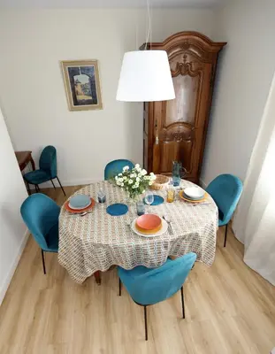 Coin salon dans l'établissement Villa Rosa