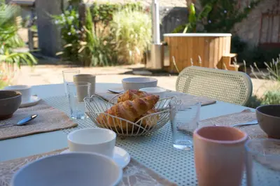 Nourriture dans la maison de vacances ou à proximité