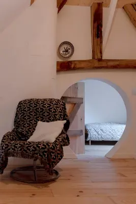 Coin salon dans l'établissement L'arbre aux minutes