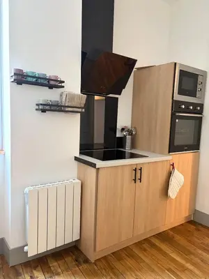 Cuisine ou kitchenette dans l'établissement le coup de coeur