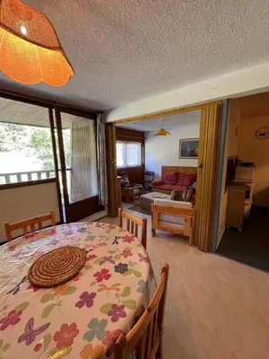 Un ou plusieurs lits dans un hébergement de l'établissement Loue appartement au Mont Dore AUVERGNE