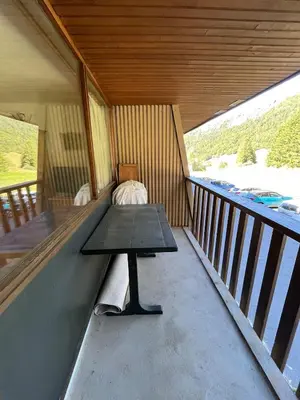 Balcon ou terrasse dans l'établissement Loue appartement au Mont Dore AUVERGNE