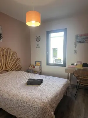 Un ou plusieurs lits dans un hébergement de l'établissement VILLA OLEA - Piscine et Spa - Sarlat Périgord