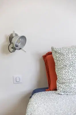 Un ou plusieurs lits dans un hébergement de l'établissement Villa Chadourne - Chambre Lilith