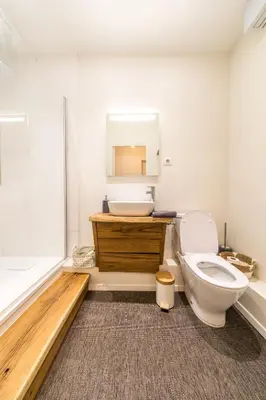 Salle de bains dans l'établissement Villa Chadourne - Chambre Lilith