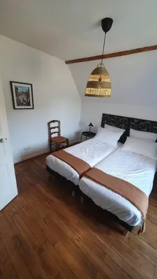 Un ou plusieurs lits dans un hébergement de l'établissement Maison Valentine