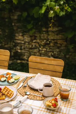 Nourriture dans la maison de vacances ou à proximité