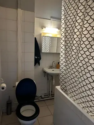 Salle de bains dans l'établissement Studio Cozy & Vintage dans le centre ville