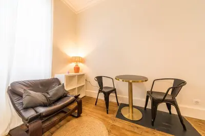 Coin salon dans l'établissement Villa Chadourne - La Cle Perdue - Studio