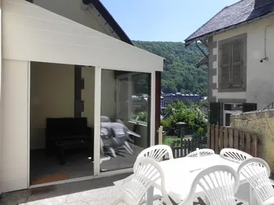 Vue générale sur la montagne ou vue sur la montagne depuis l'appartement
