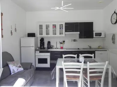 Cuisine ou kitchenette dans l'établissement VILLA LOZELOUX n 1