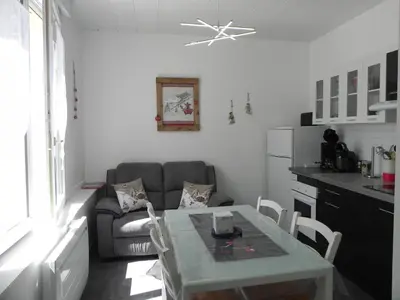 Cuisine ou kitchenette dans l'établissement VILLA LOZELOUX n 1