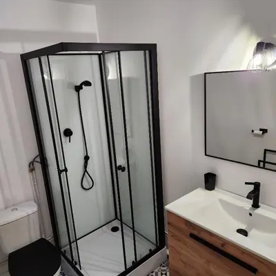 Salle de bains dans l'établissement Appartement 2 pièces a 5 min du centre de Limoges