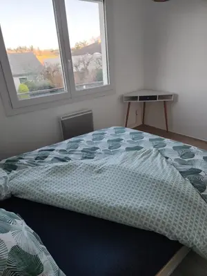 Un ou plusieurs lits dans un hébergement de l'établissement Appartement 2 pièces a 5 min du centre de Limoges