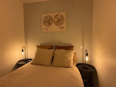 Un ou plusieurs lits dans un hébergement de l'établissement L'Industrielle - Cozy & central - Close to train station