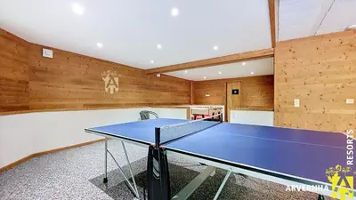 Tennis de table au sein de l'établissement Chalet Flore ou à proximité