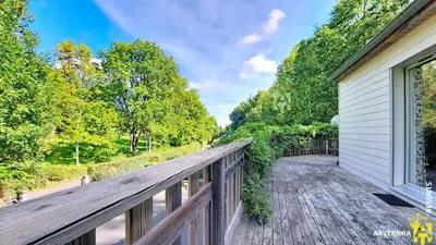 Jardin de l'établissement Chalet Flore