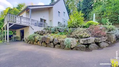 Jardin de l'établissement Chalet Flore
