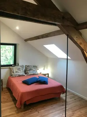 Un ou plusieurs lits dans un hébergement de l'établissement The Grange In Cantal