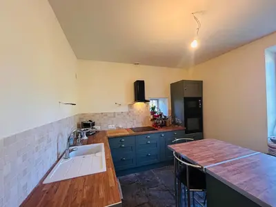 Cuisine ou kitchenette dans l'établissement Grande maison Albuconis