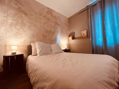 Un ou plusieurs lits dans un hébergement de l'établissement Grande maison Albuconis