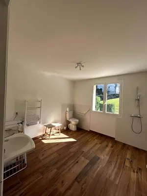 Salle de bains dans l'établissement Chez Mimi - Bellevue