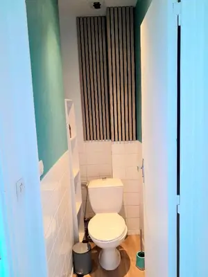 Salle de bains dans l'établissement Villa Les Airelles