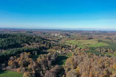 Paysage naturel près de le B&B/chambre d'hôtes
