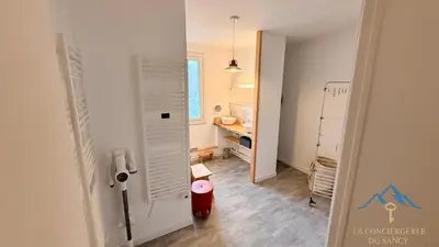 Salle de bains dans l'établissement Le Mont Dole Duplex 11 pers