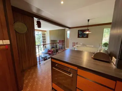 Cuisine ou kitchenette dans l'établissement Chalet les Digitales - Rocher du cerf