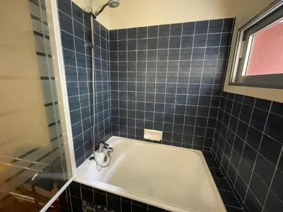Salle de bains dans l'établissement Chalet les Digitales - Rocher du cerf