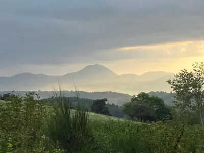 Paysage naturel près de le camping