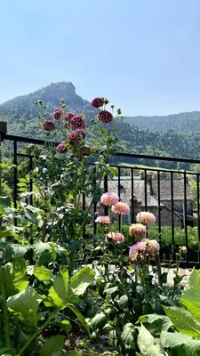 Paysage naturel près de la maison de vacances