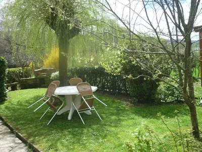 Jardin de l'établissement petunias