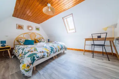 Un ou plusieurs lits dans un hébergement de l'établissement Villa Pradotte