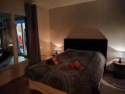Un ou plusieurs lits dans un hébergement de l'établissement Villa Ines