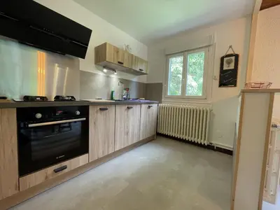 Cuisine ou kitchenette dans l'établissement chalet vassivière