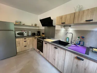Cuisine ou kitchenette dans l'établissement chalet vassivière