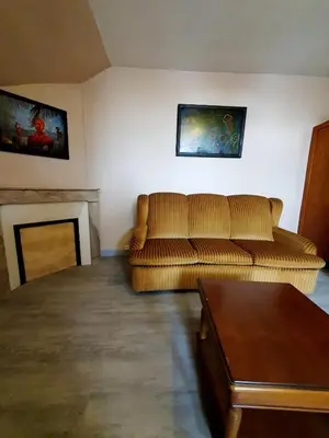 Coin salon dans l'établissement Appartement d'Artiste