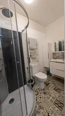 Salle de bains dans l'établissement Le studio de cercle 3