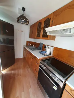 Cuisine ou kitchenette dans l'établissement Duplex St Martin