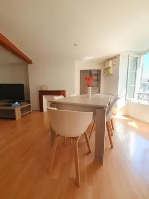 Télévision ou salle de divertissement dans l'établissement Duplex St Martin