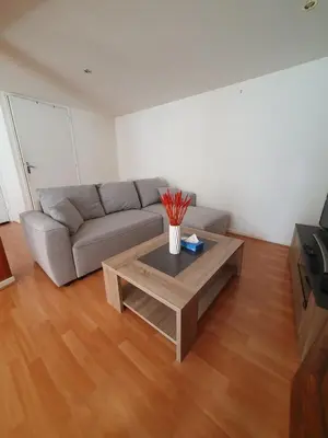 Coin salon dans l'établissement Duplex St Martin