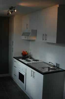 Cuisine ou kitchenette dans l'établissement Maison van Stijn, Gite du Bois I & Gite du Bois II