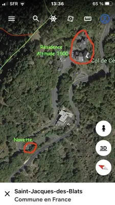 Plan de l'établissement Chaleureux appartement Altitude 1500