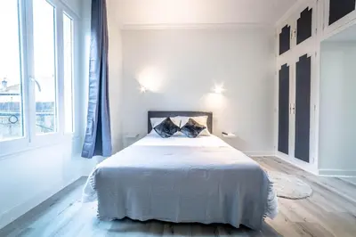 Un ou plusieurs lits dans un hébergement de l'établissement Le Valet - 1 Chambre
