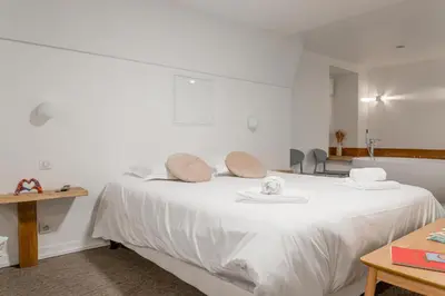 Un ou plusieurs lits dans un hébergement de l'établissement Villa Chadourne - Liberation