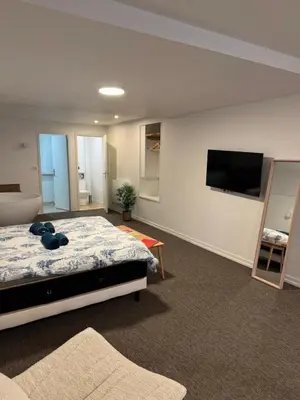 Télévision ou salle de divertissement dans l'établissement Villa Chadourne - Liberation