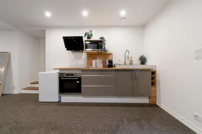 Cuisine ou kitchenette dans l'établissement Villa Chadourne - Liberation